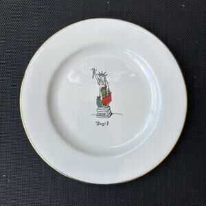 Merry Masterpieces Fine Porcelain Plate "Taxi! ” 1999 Dayton Hudson